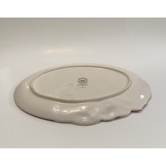 Fitz Floyd Platter Sweet Wishes Christmas Holiday Snowman Scarf Top Hat Cookies - Picture 4 of 8